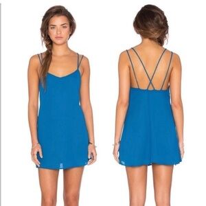 NWT Show Me Your Mumu CrossBack Mini Dress, Size L